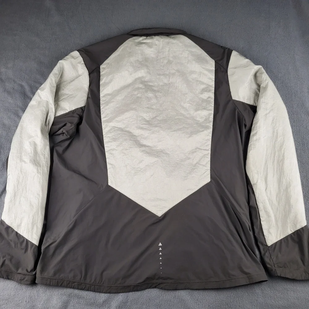 The North Face centric ‎ Windbreaker Jacket Lightweight Full Zip Gray Size L